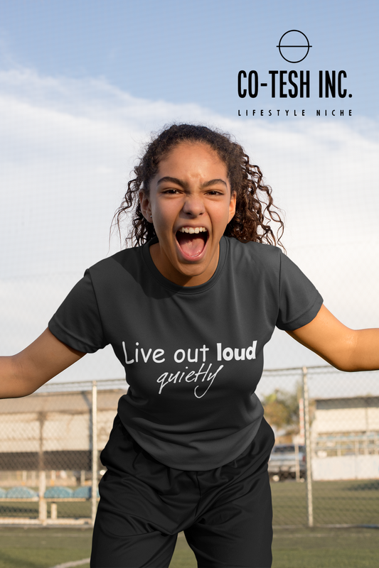 Live out quietly Short-Sleeve Unisex T-Shirt | Expression Tees | Cotesh