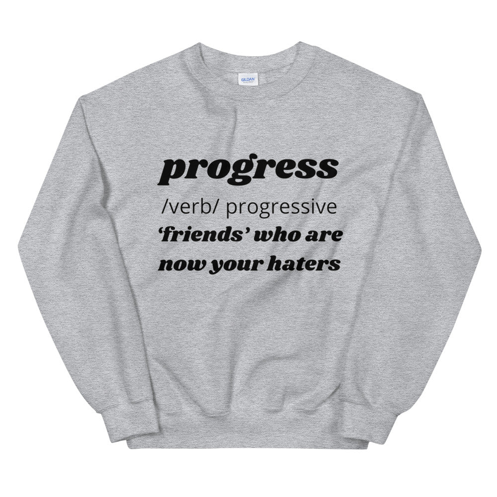 Progress Unisex Sweatshirt Cotesh Blending Trends