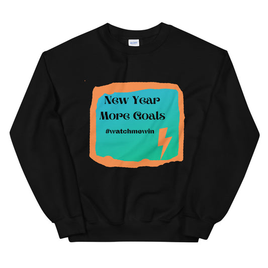 New Year More Goals Unisex Sweatshirt Cotesh