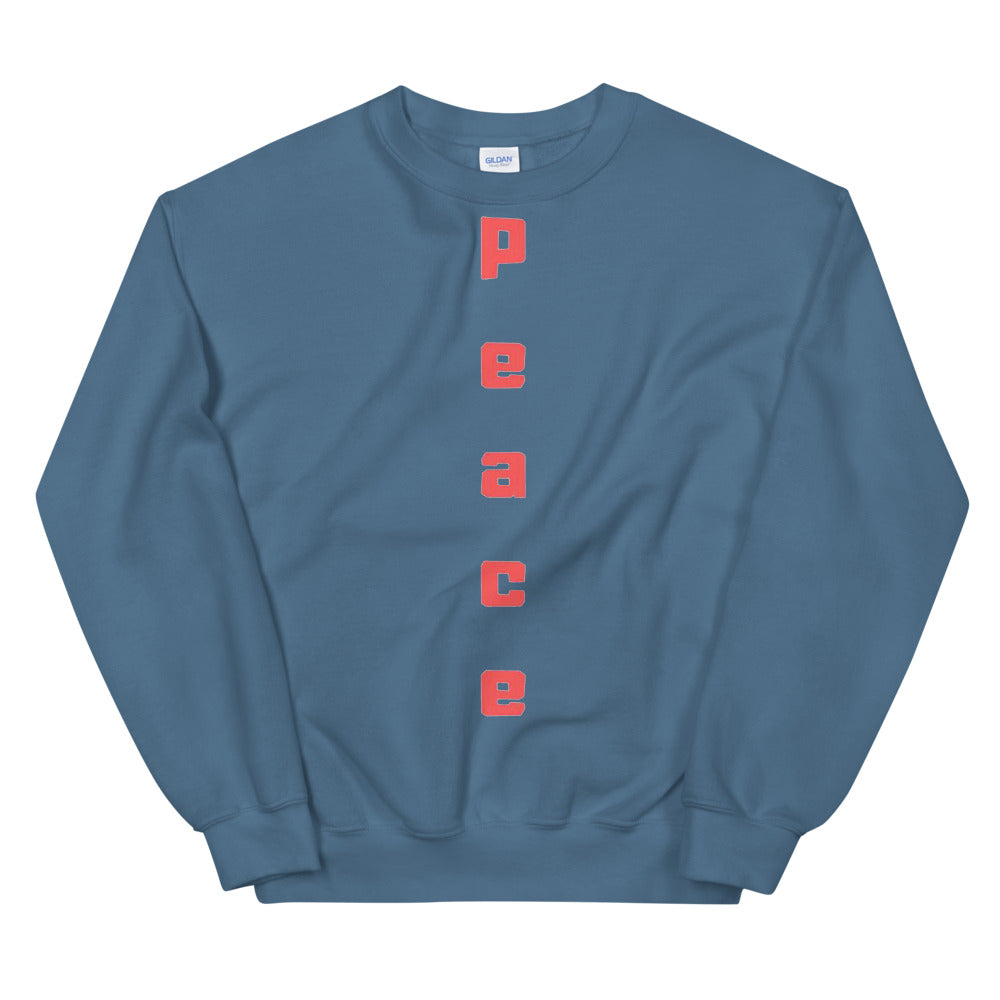 Peace Unisex Sweatshirt Cotesh Blending Trends