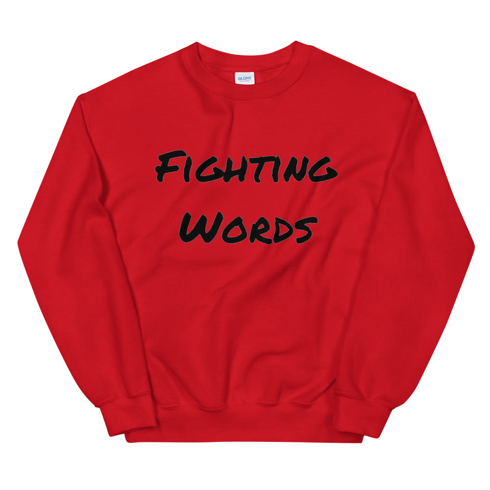 Fighting Words Unisex Sweatshirt Cotesh Blending Trends