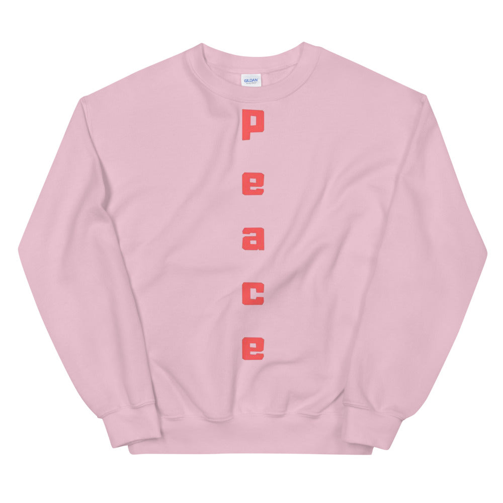 Peace Unisex Sweatshirt Cotesh Blending Trends