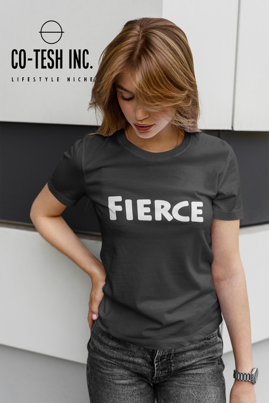 Fierce Short-Sleeve Unisex T-Shirt | Cotesh | Expression Tees