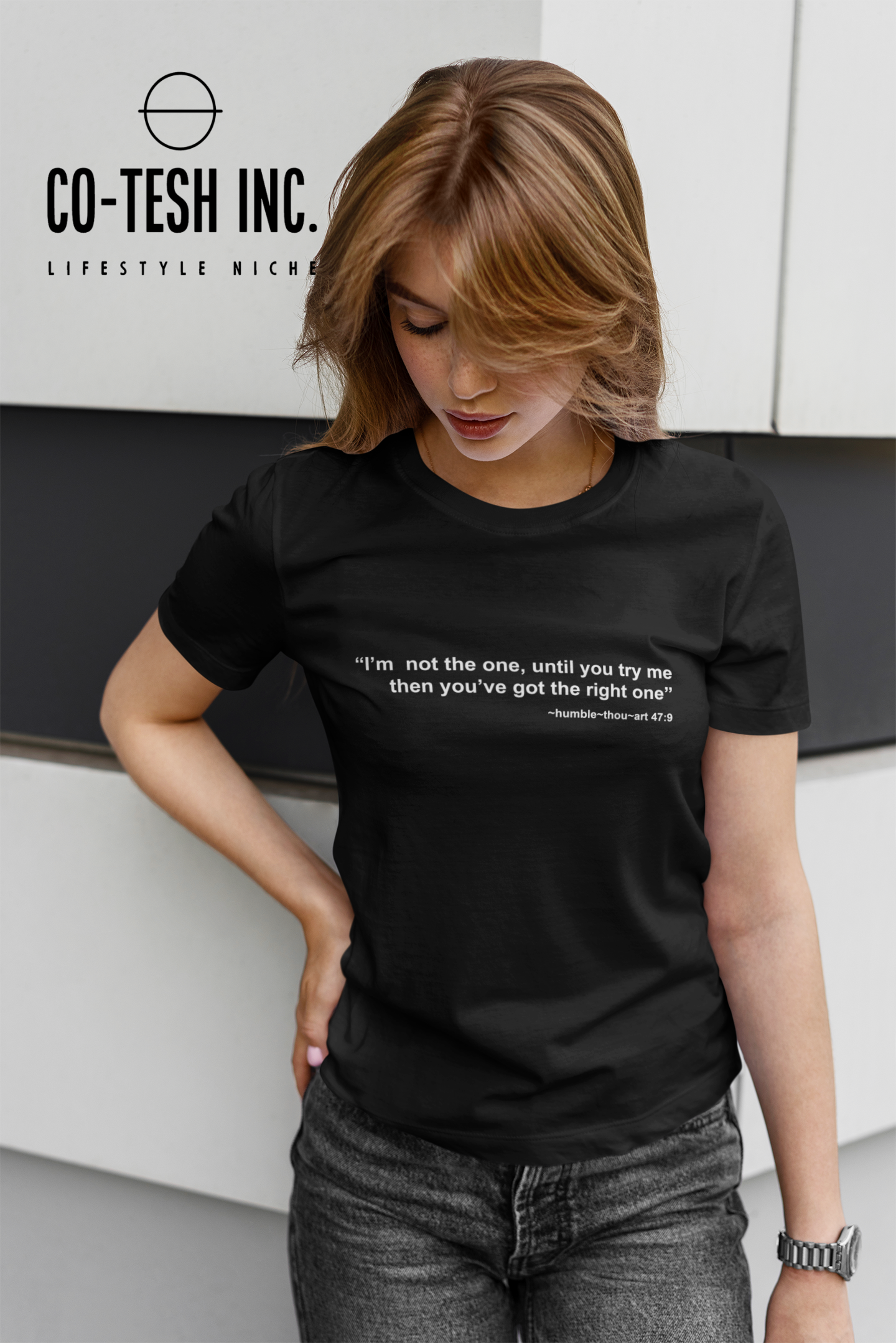 I am not the one until you try me Short-Sleeve Unisex T-Shirt  | Expression Tees | Cotesh
