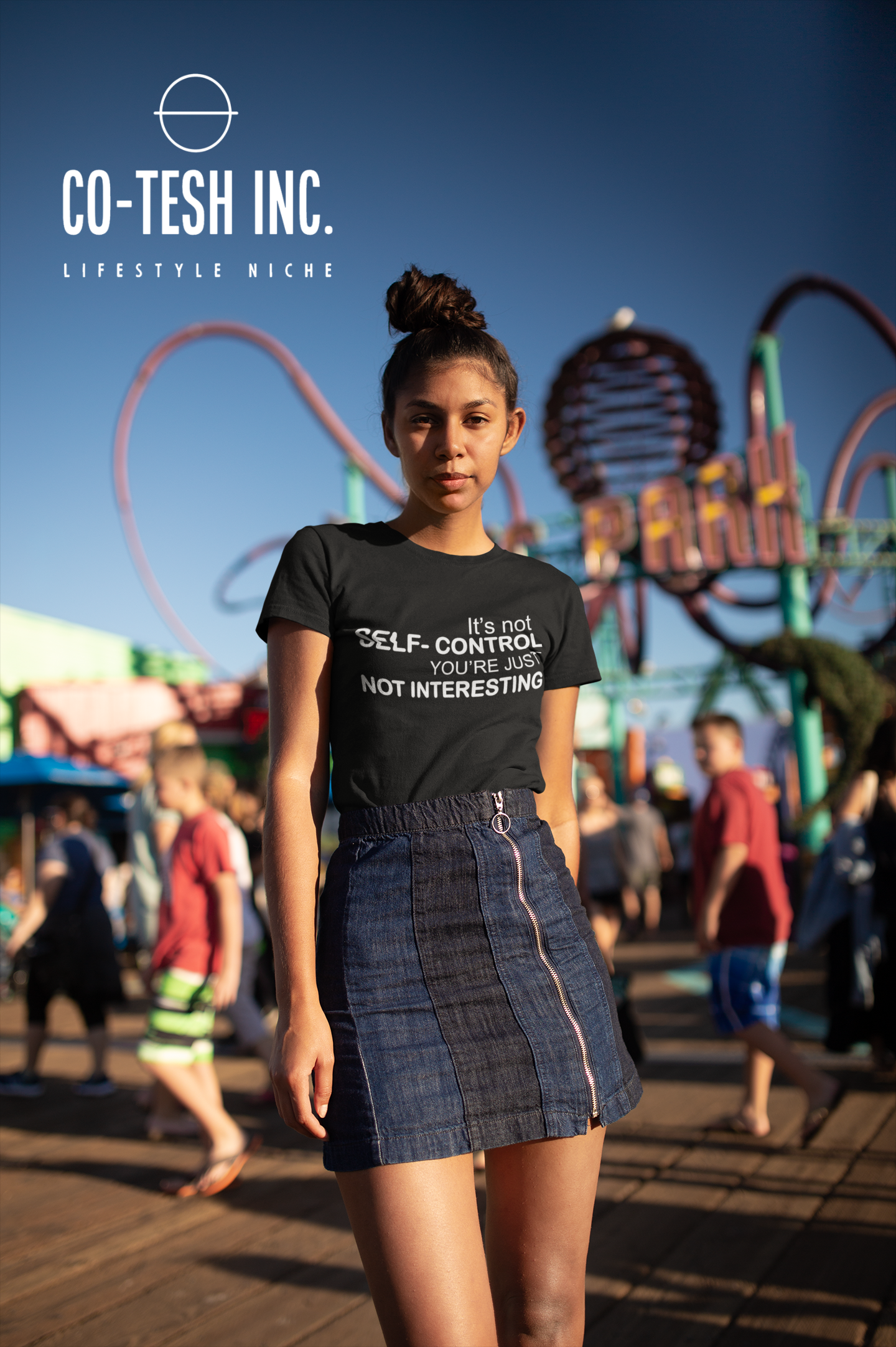 It's not self control you're just not interesting Short-Sleeve Unisex T-Shirt  | Expression Tees | Cotesh