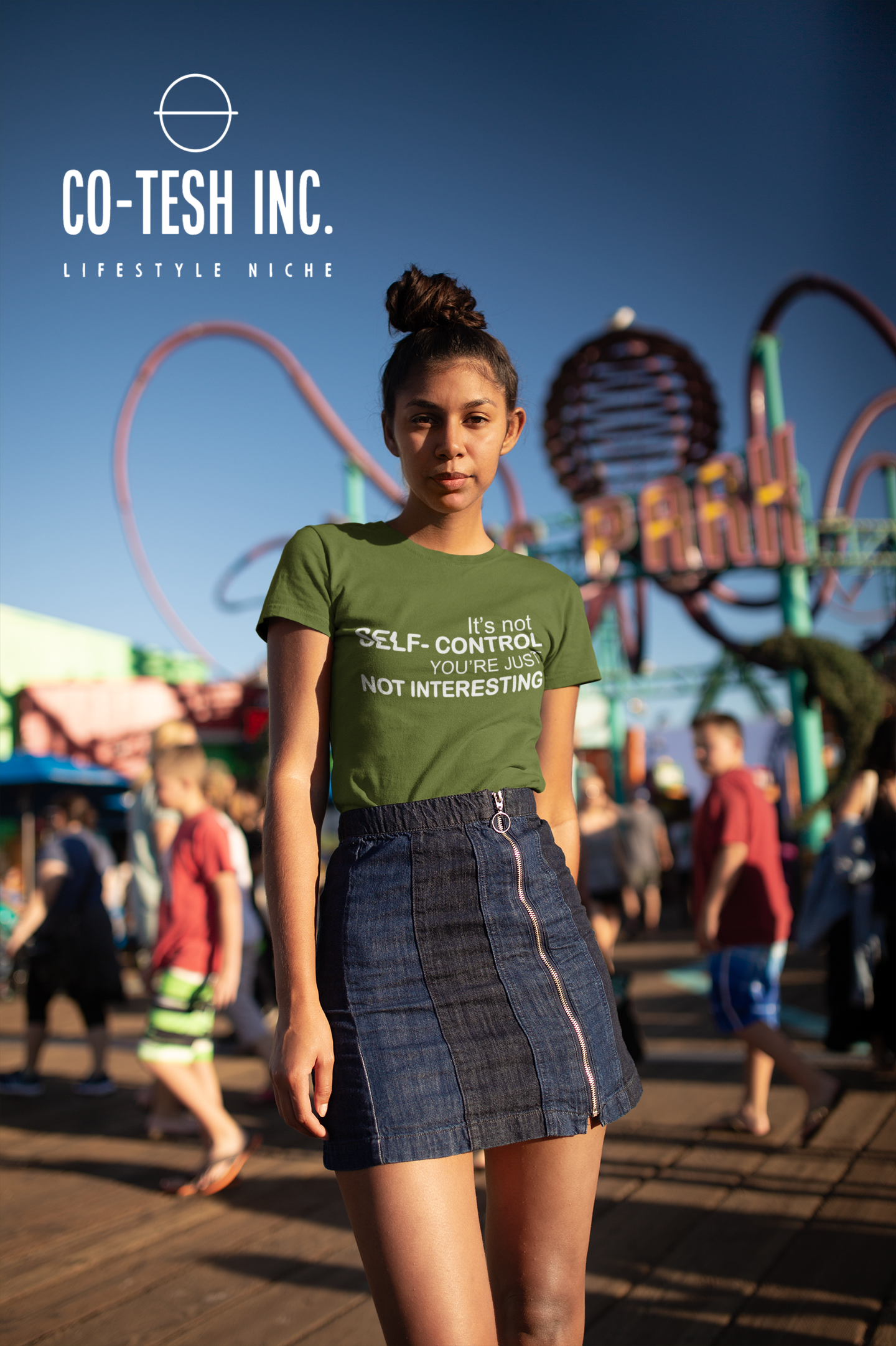 It's not self control you're just not interesting Short-Sleeve Unisex T-Shirt  | Expression Tees | Cotesh