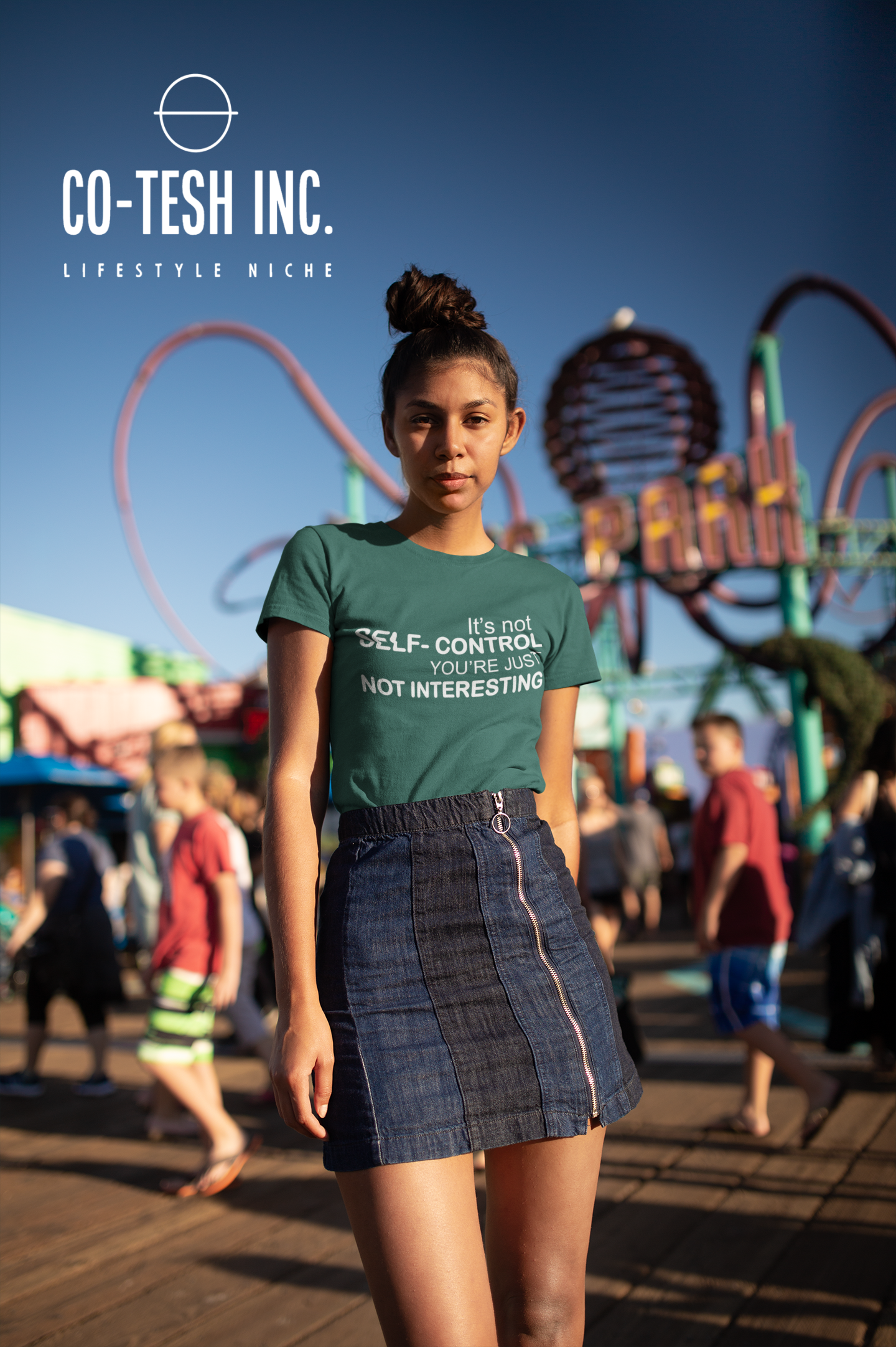 It's not self control you're just not interesting Short-Sleeve Unisex T-Shirt  | Expression Tees | Cotesh