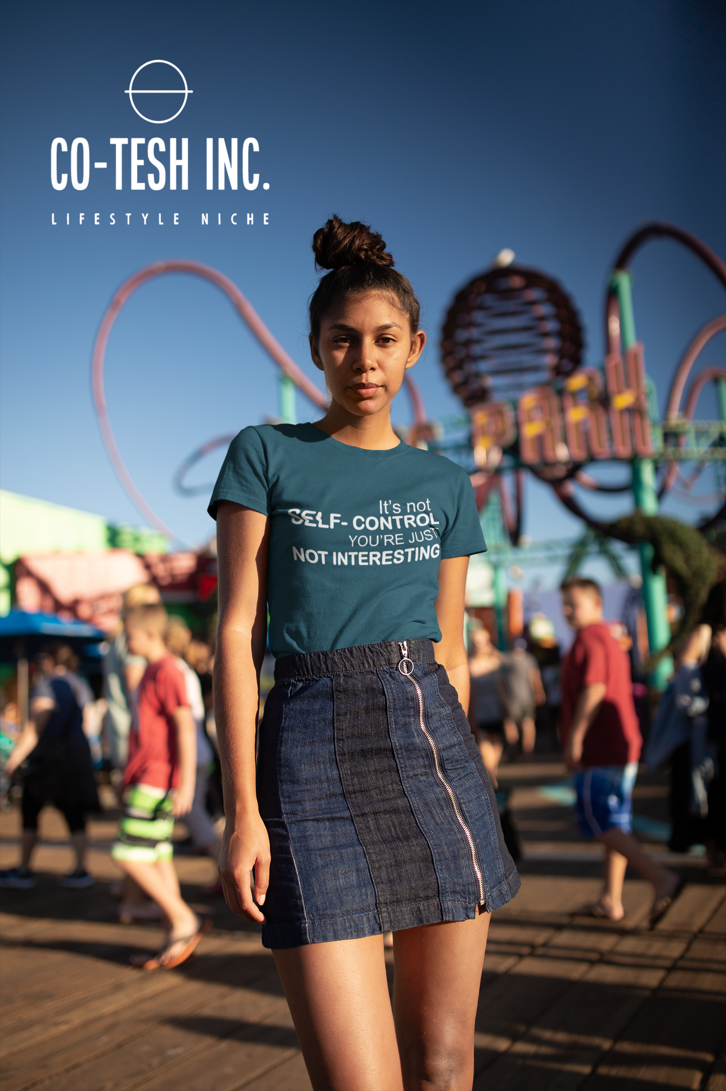 It's not self control you're just not interesting Short-Sleeve Unisex T-Shirt  | Expression Tees | Cotesh