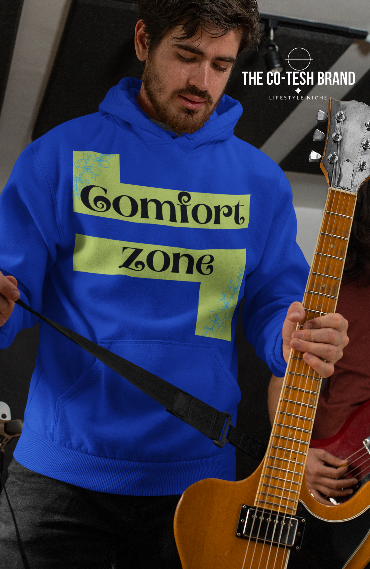 Comfort Zone-Unisex Hoodie by Co-Tesh