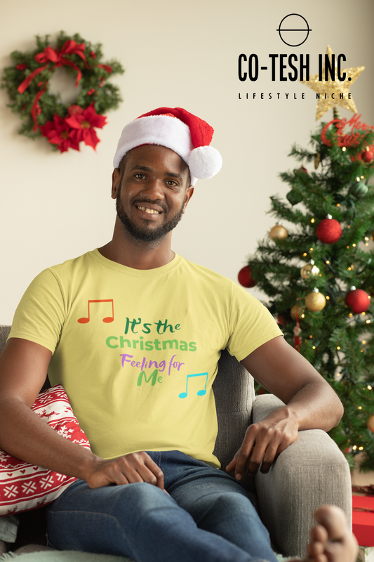 It's the merry christmas feeling for me Short-Sleeve Unisex T-Shirt Cotesh