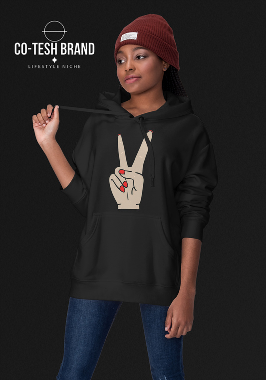 Peace Unisex fleece hoodie