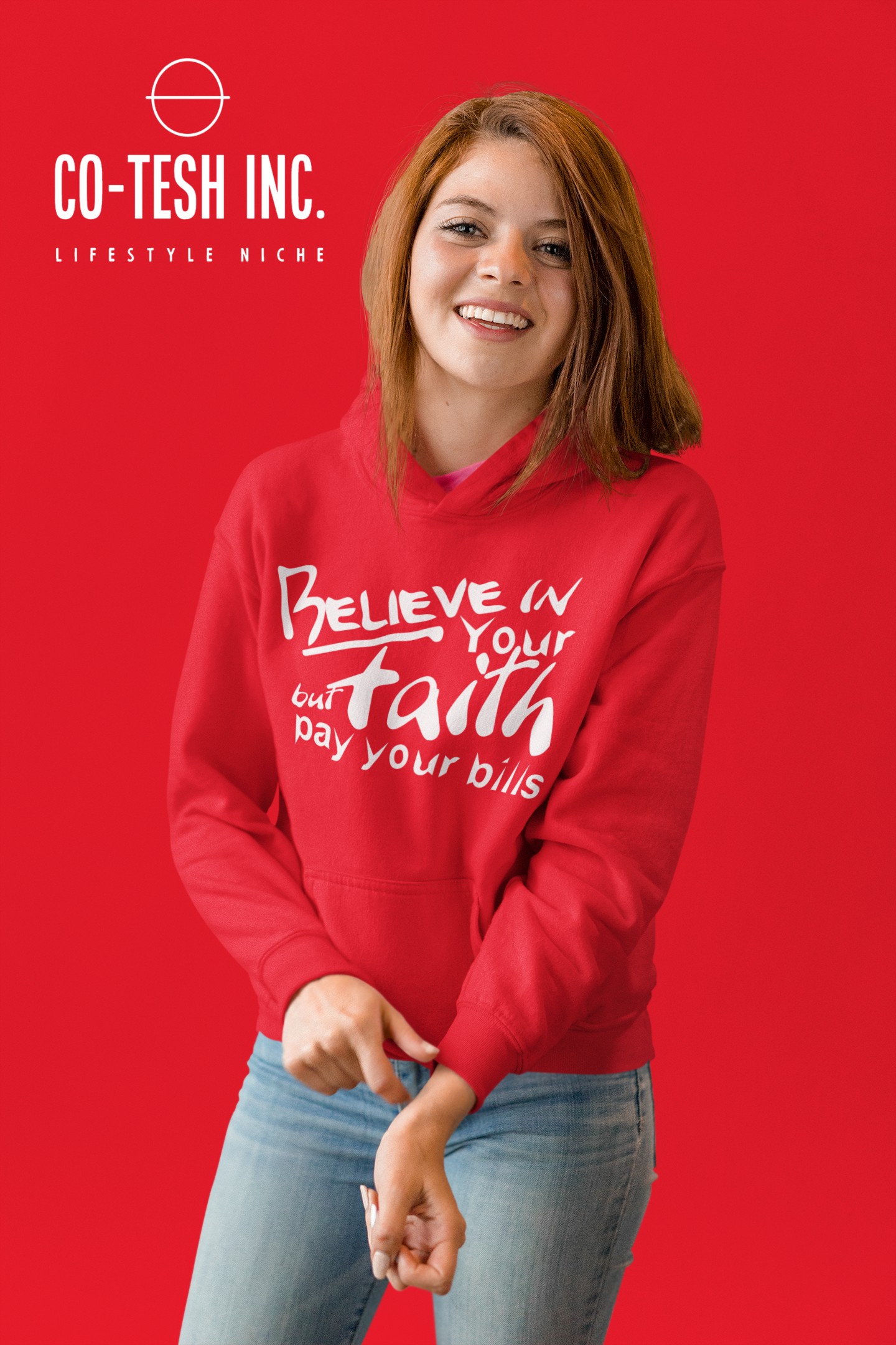 Believe in your faith | Unisex Hoodie | expression hoodies | Cotesh