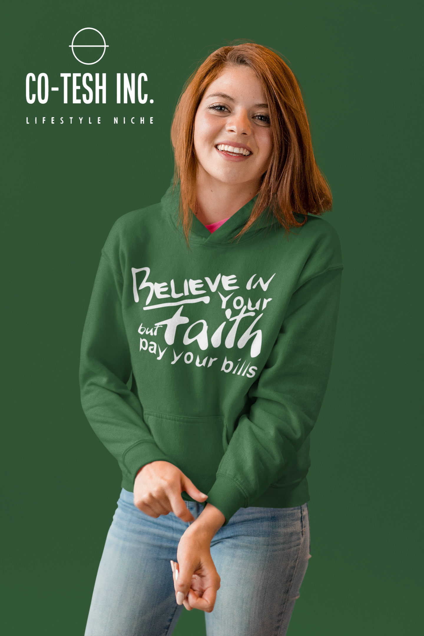 Believe in your faith | Unisex Hoodie | expression hoodies | Cotesh