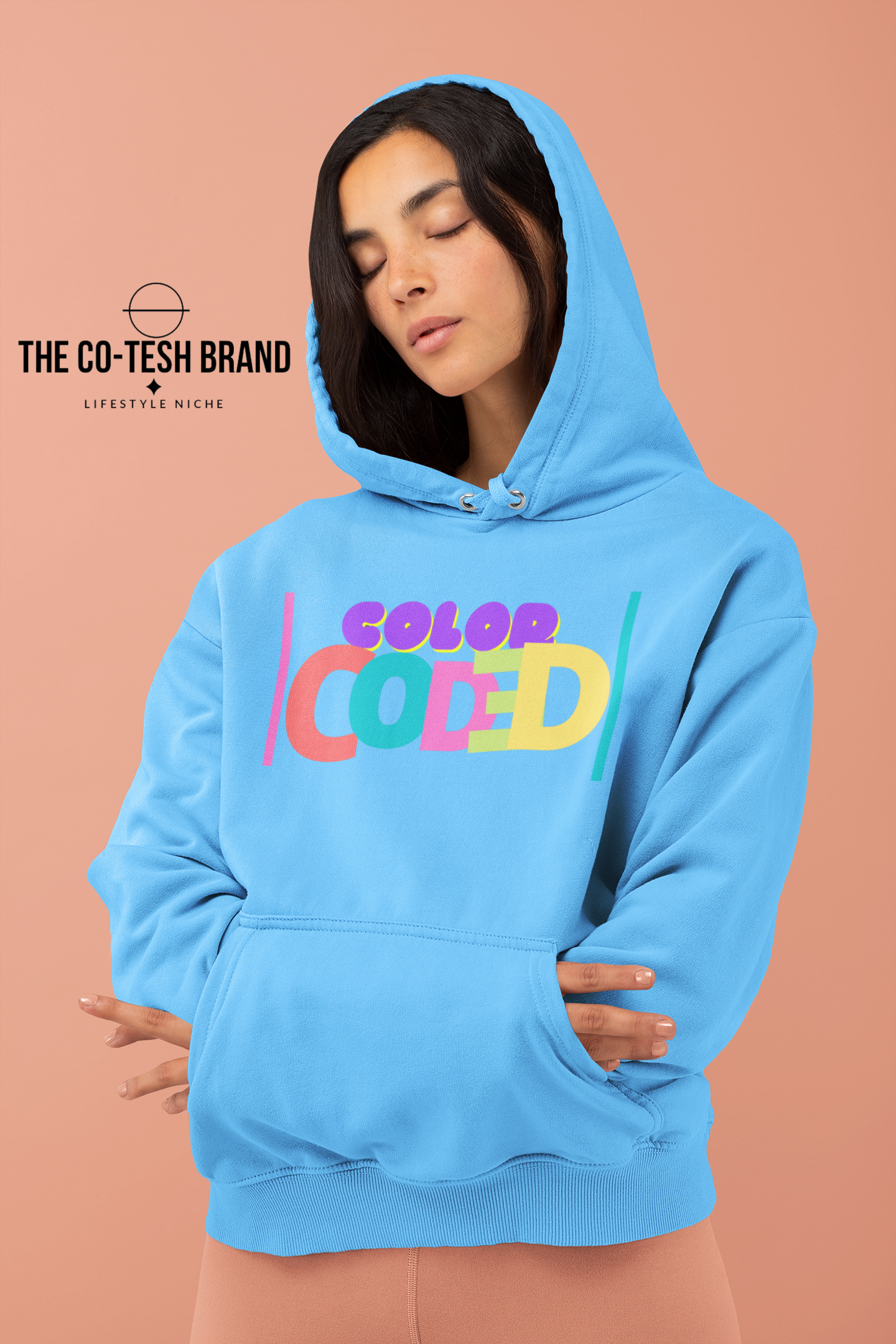 Color Coded 2-Unisex Hoodie by CoTesh