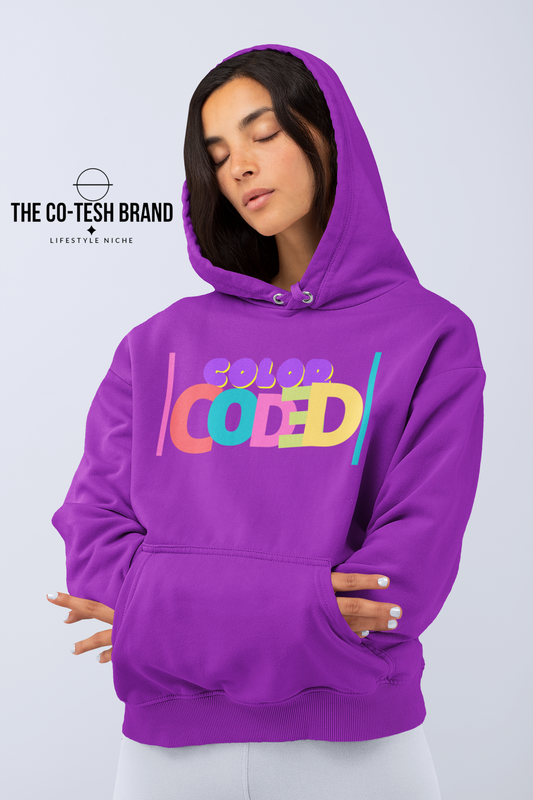 Color Coded 2-Unisex Hoodie by CoTesh