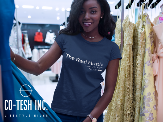 The Real Hustle Think Big Short-Sleeve Unisex T-Shirt | Expression Tees | Cotesh