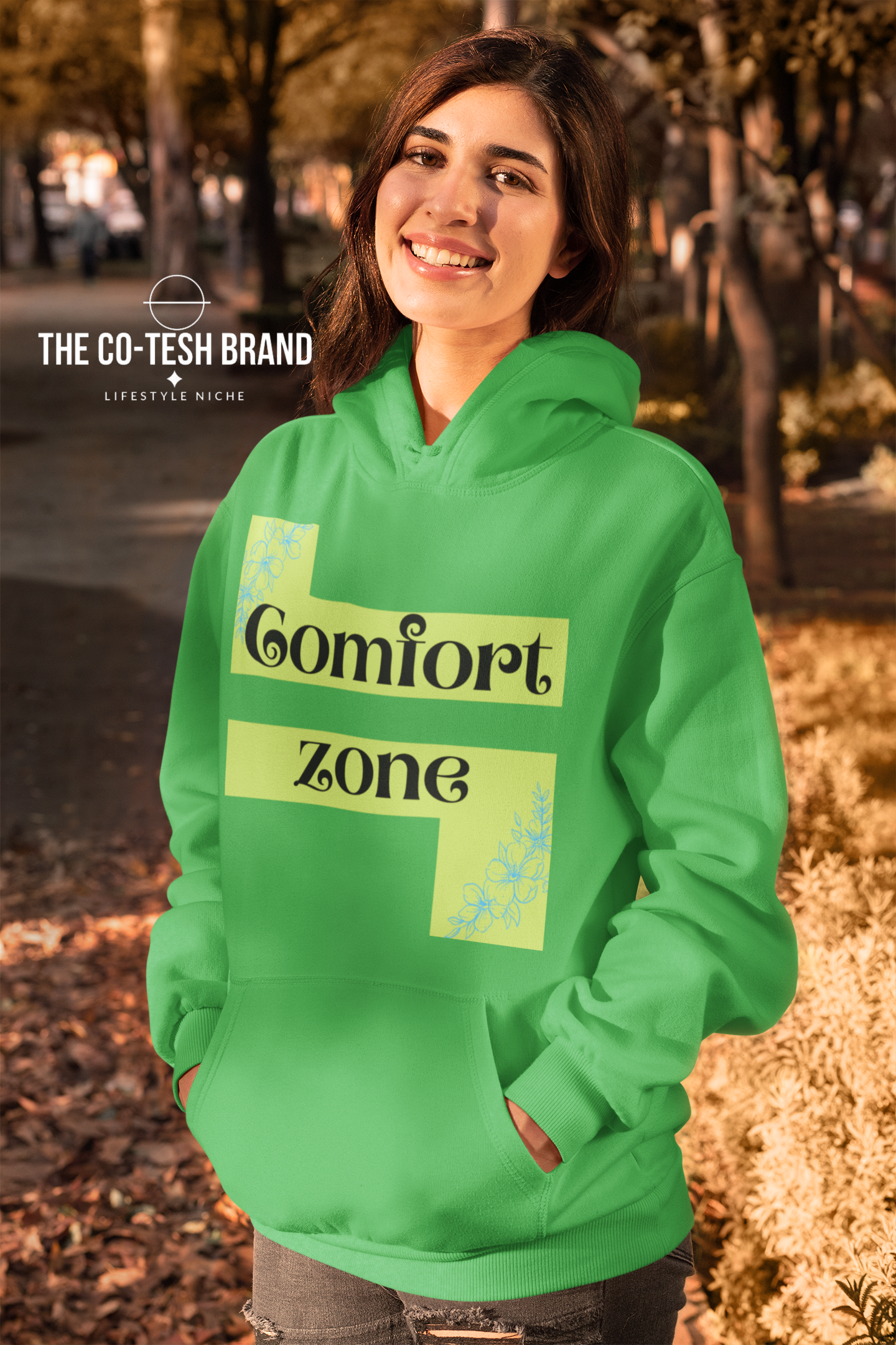 Comfort Zone-Unisex Hoodie by Co-Tesh