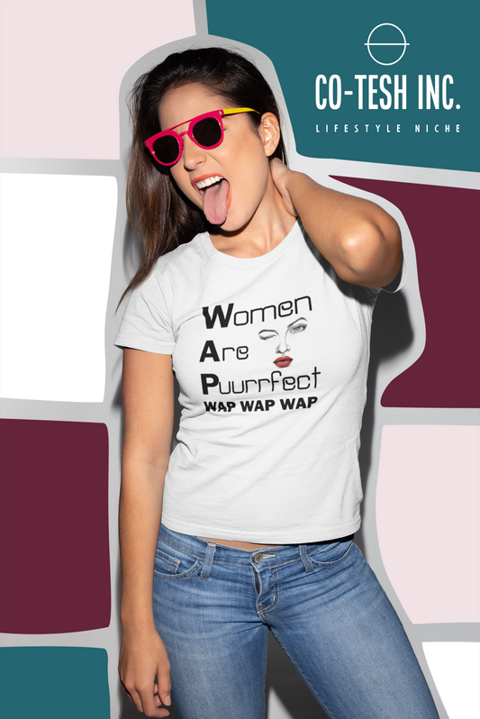 Women are Puurrfect Short-Sleeve Unisex T-Shirt Cotesh | WAPvention