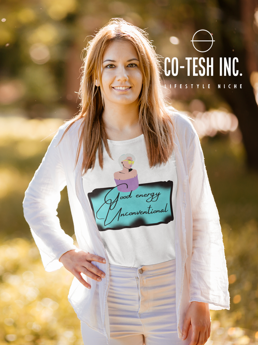 Good Energy Unconventional Short-Sleeve Unisex T-Shirt Cotesh