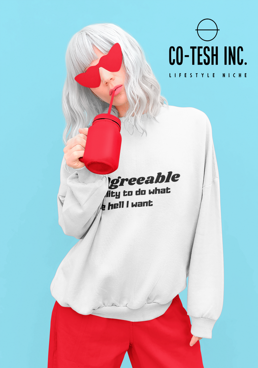 Disagreeable and un-apologetic Unisex Hoodie Coteh Bleding Trends