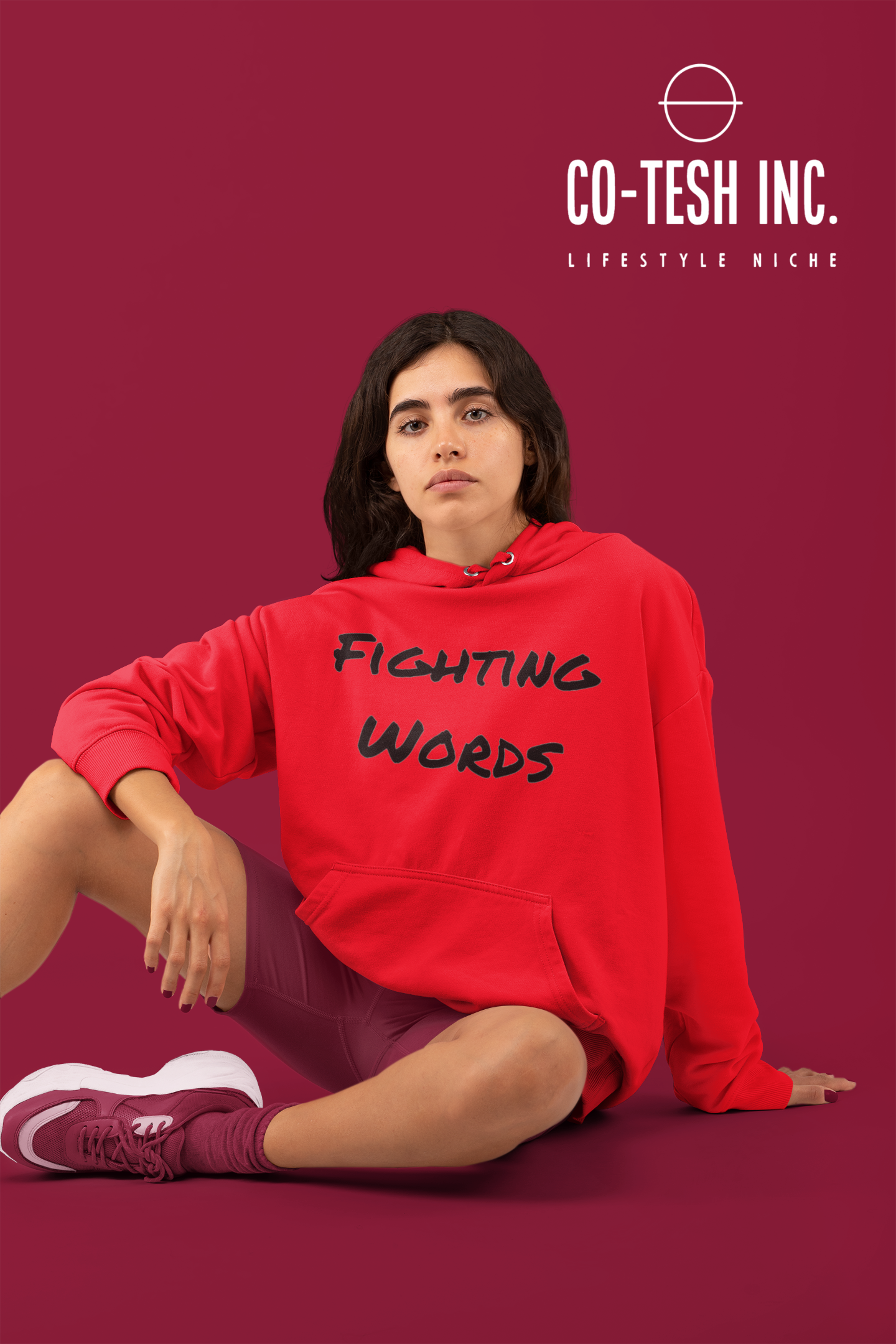 Fighting Words Unisex Sweatshirt Cotesh Blending Trends