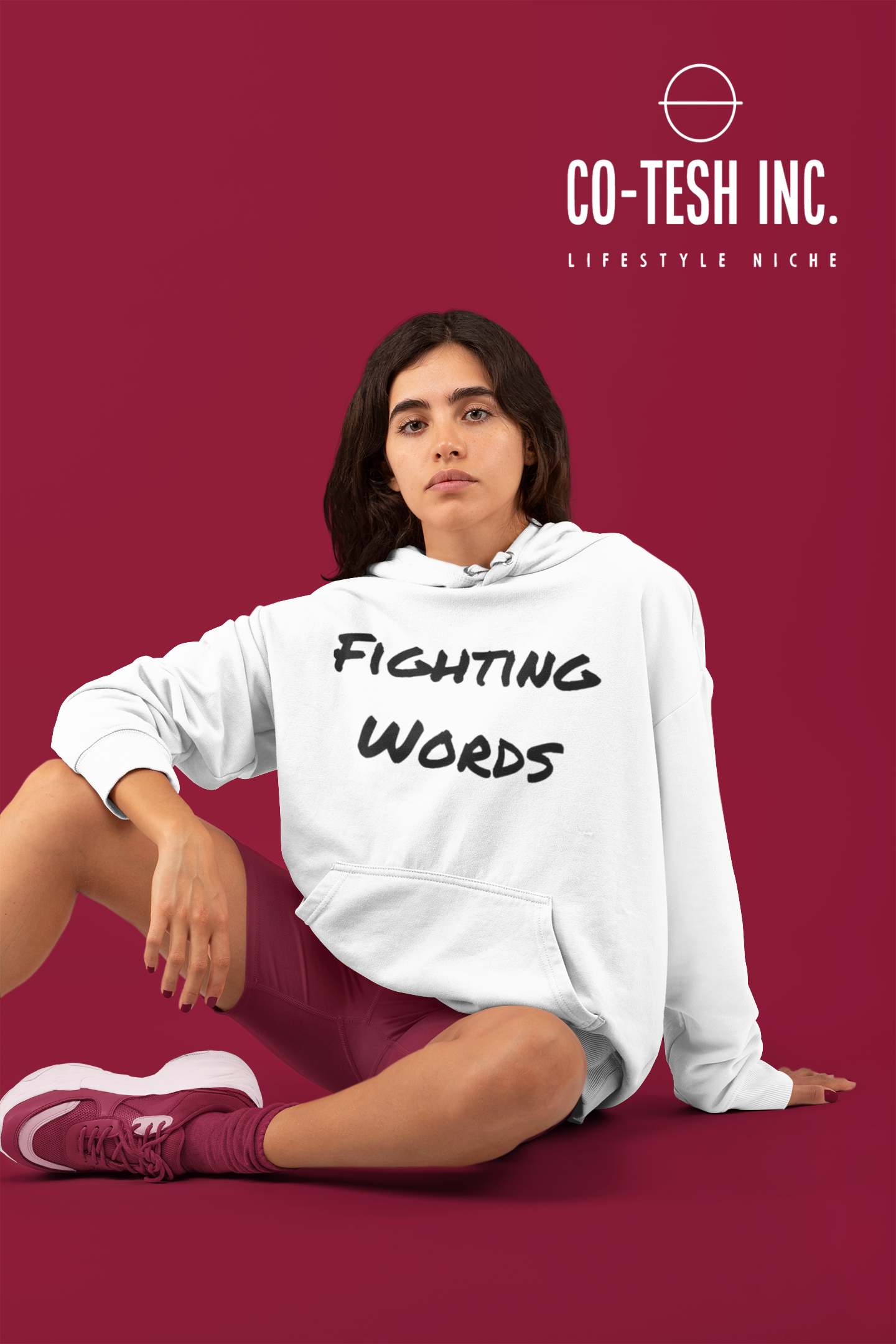 Fighting Words Unisex Sweatshirt Cotesh Blending Trends