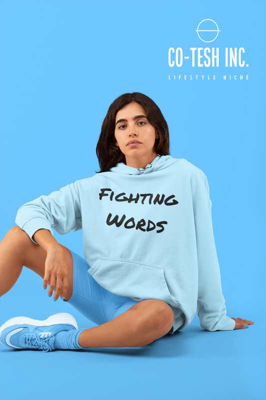 Fighting Words Unisex Sweatshirt Cotesh Blending Trends