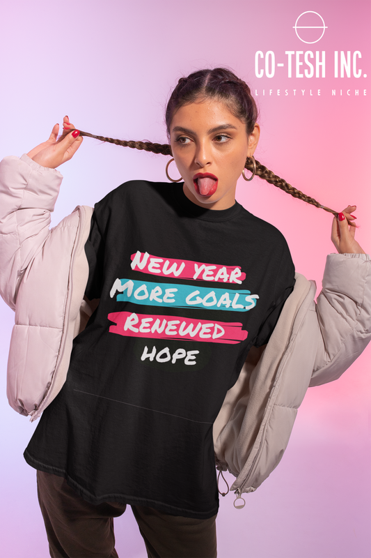 New Year More Goal New Hope Short-Sleeve Unisex T-Shirt Cotesh