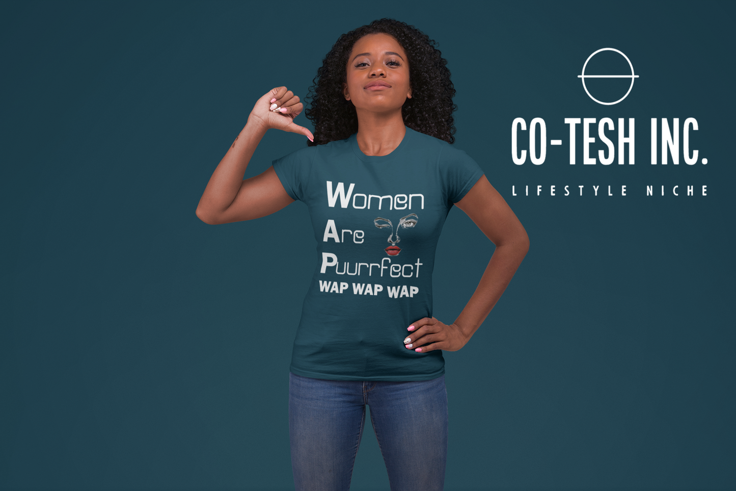 Women are purfect Wap wap wap Short-Sleeve Unisex T-Shirt | Cotesh | expression teez