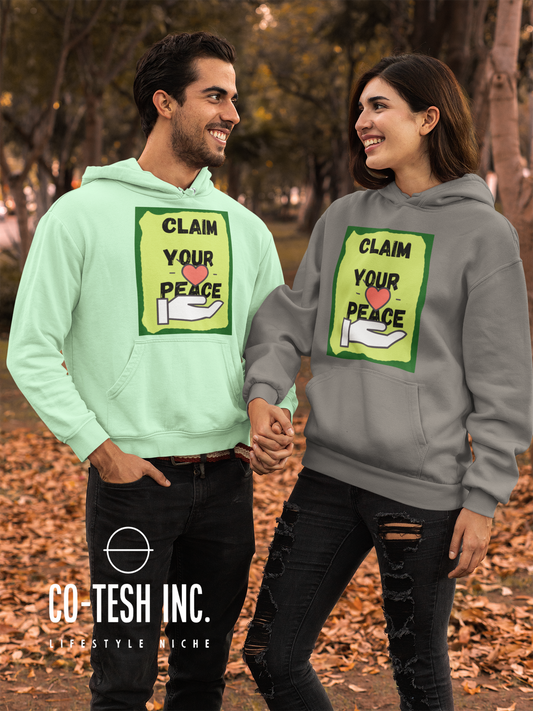 Claim your peace Unisex Hoodie Cotesh