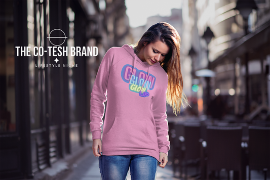 Glow Up 2-Unisex Hoodie by Co-Tesh