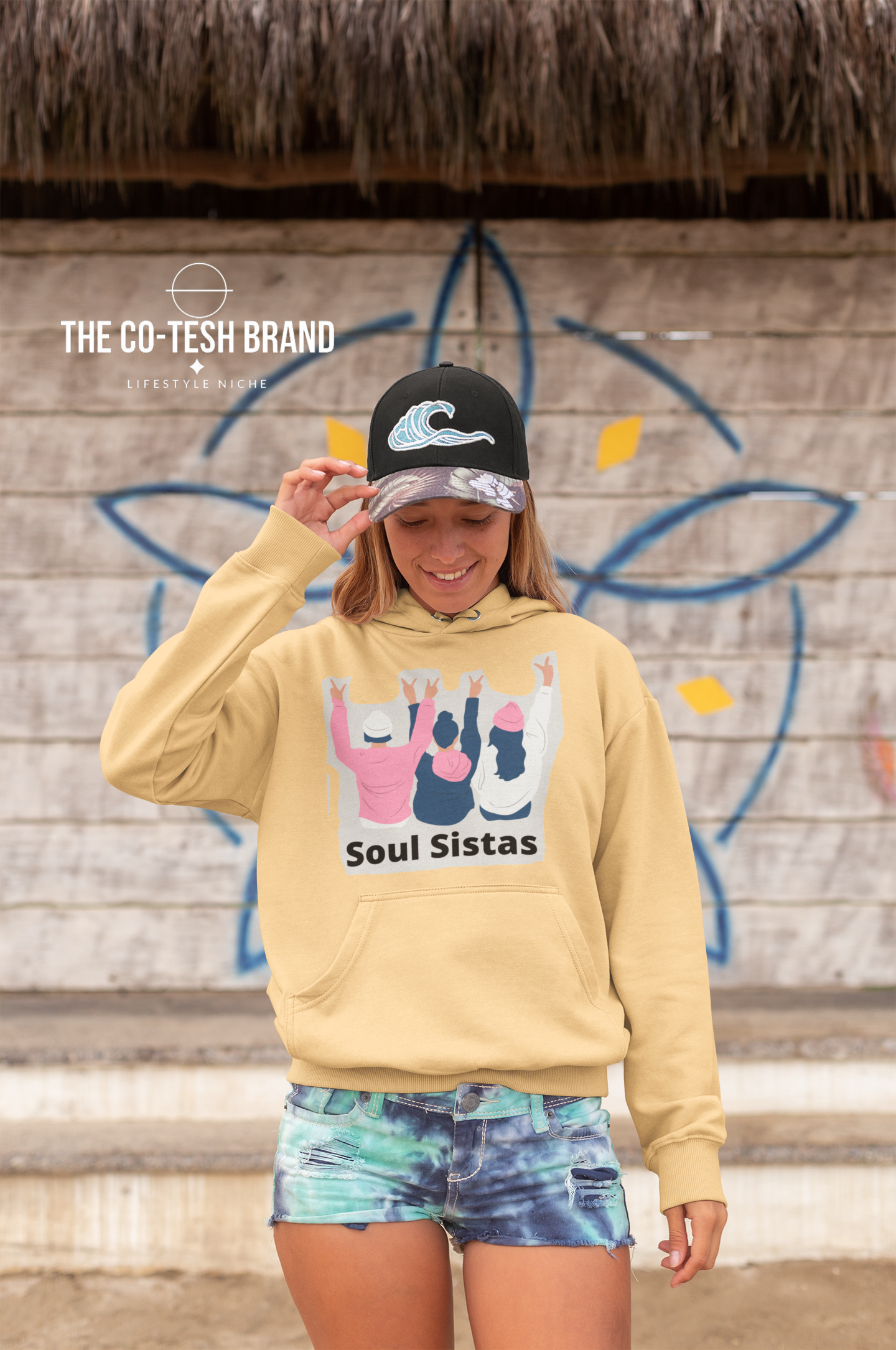 Soul Sistas-Unisex Hoodie by Co-Tesh