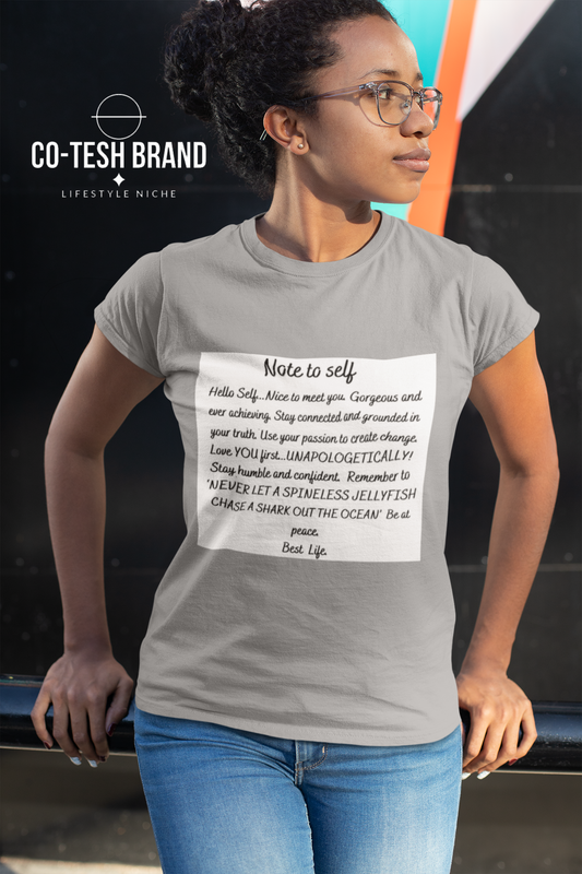 Note to Self Short-Sleeve Unisex T-Shirt