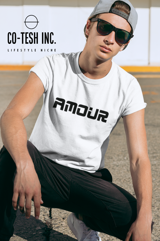 Amour Short-Sleeve Unisex T-Shirt | Cotesh