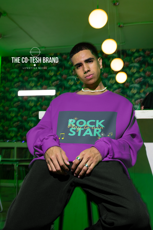 Rock Star-Unisex Sweatshirt by Co-Tesh
