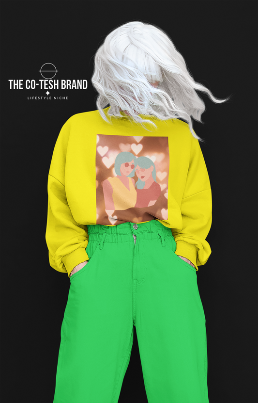 Girls Rock-Unisex Sweatshirt by Co-Tesh