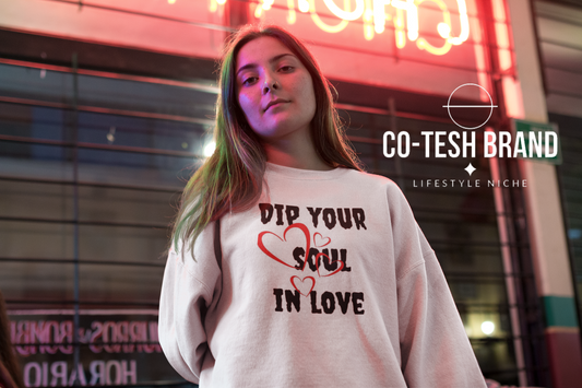 Dip your soul in love Unisex Sweatshirt