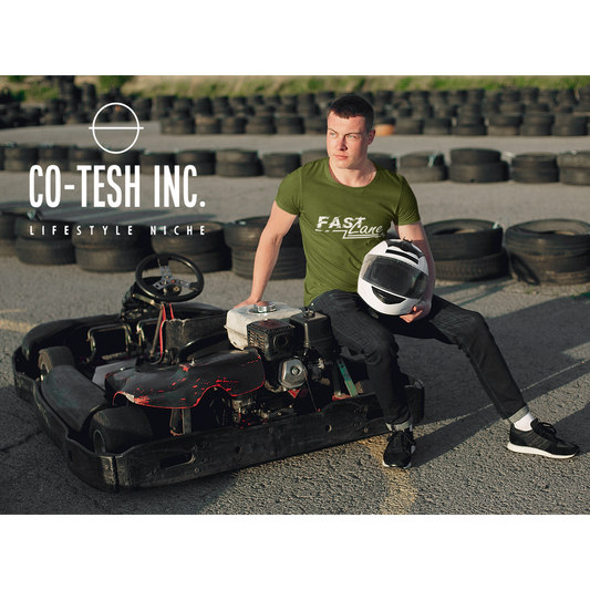 Fast Lane | Short-Sleeve Unisex T-Shirt | Good Vibes | Expression Tees | Cotesh