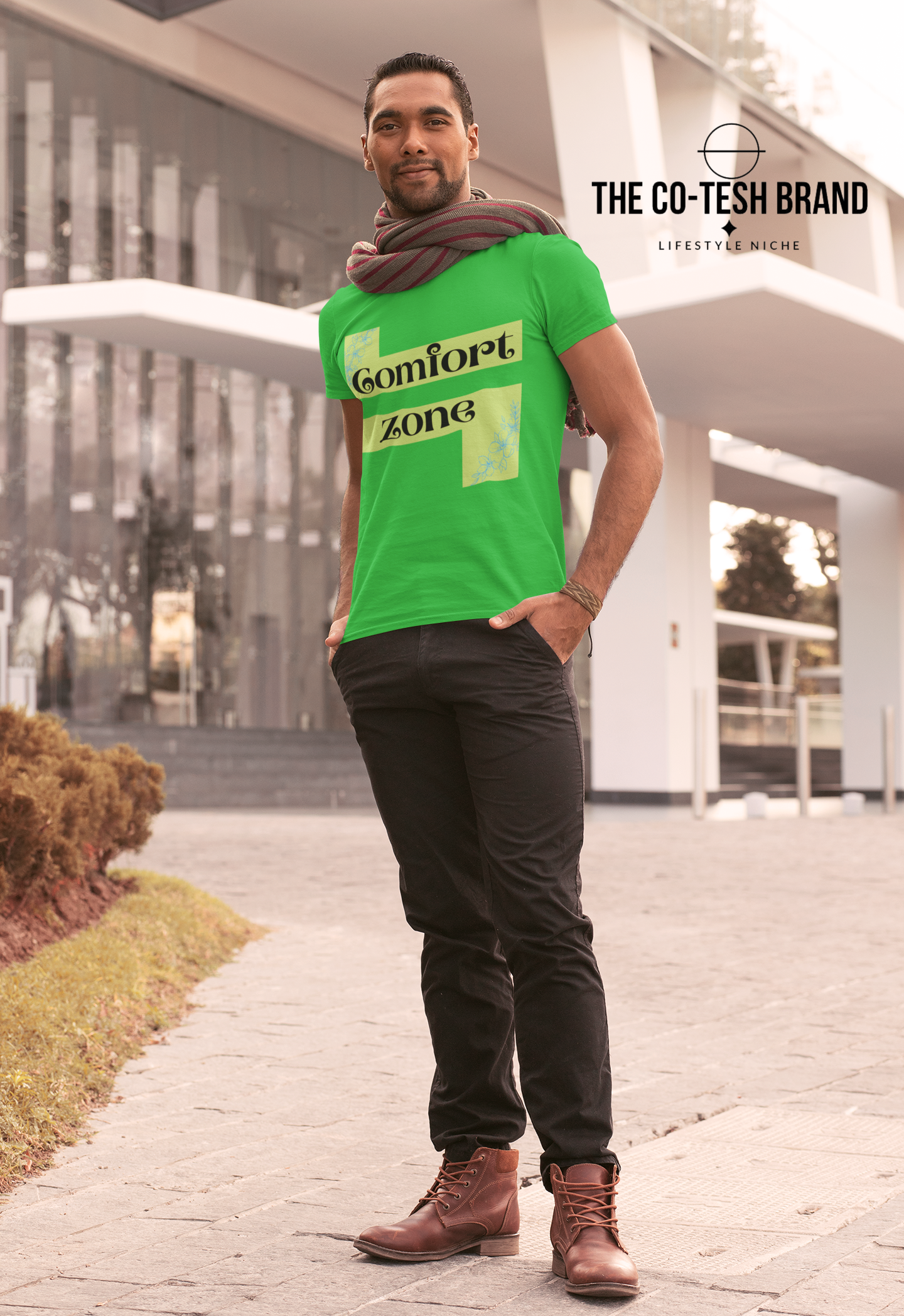 Comfort Zone-Short-Sleeve Unisex T-Shirt by Co-Tesh