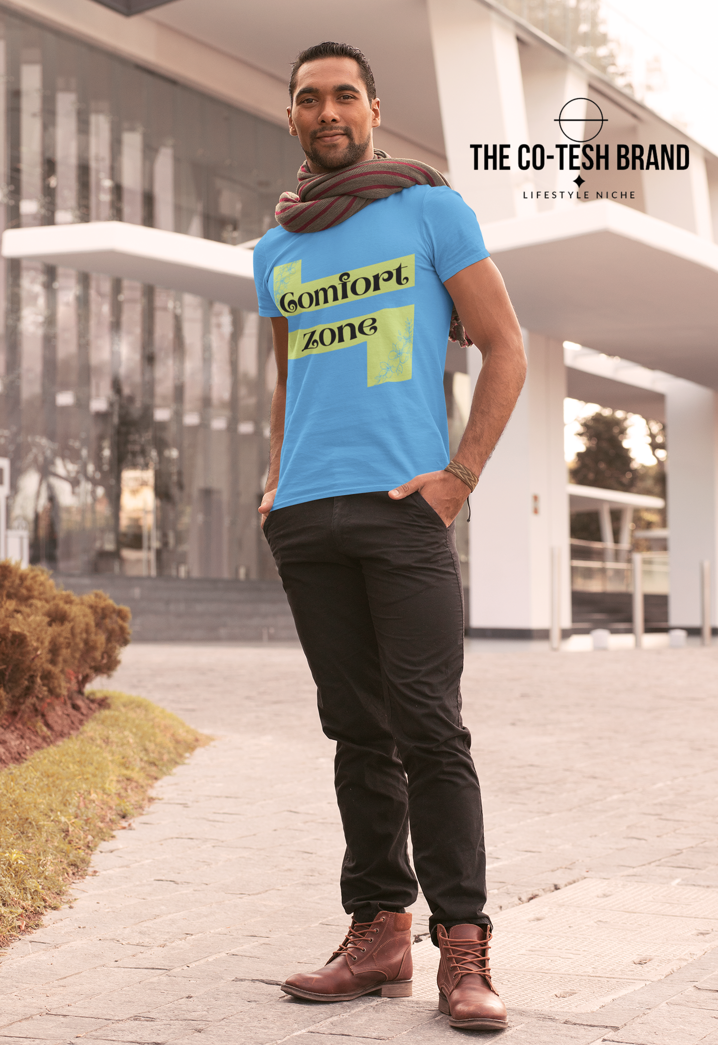 Comfort Zone-Short-Sleeve Unisex T-Shirt by Co-Tesh