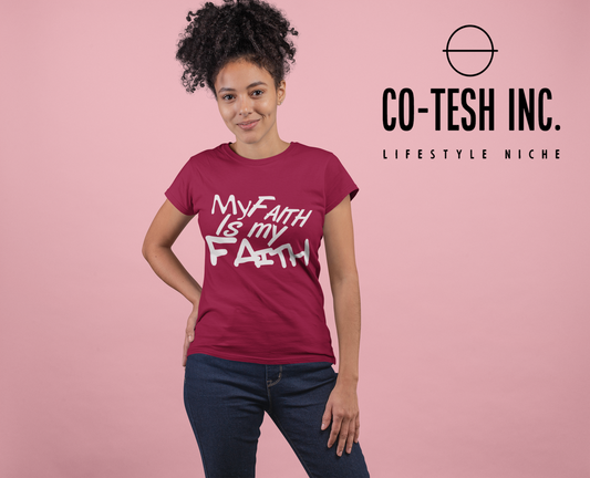 My Faith is My Faith | Short-Sleeve Unisex T-Shirt | expression tees | Cotesh