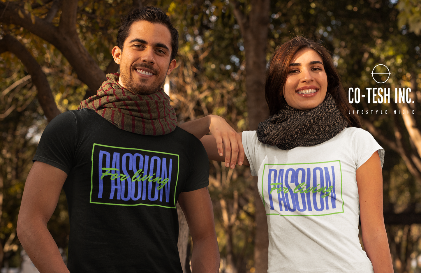 Passion for Living Short-Sleeve Unisex T-Shirt Cotesh