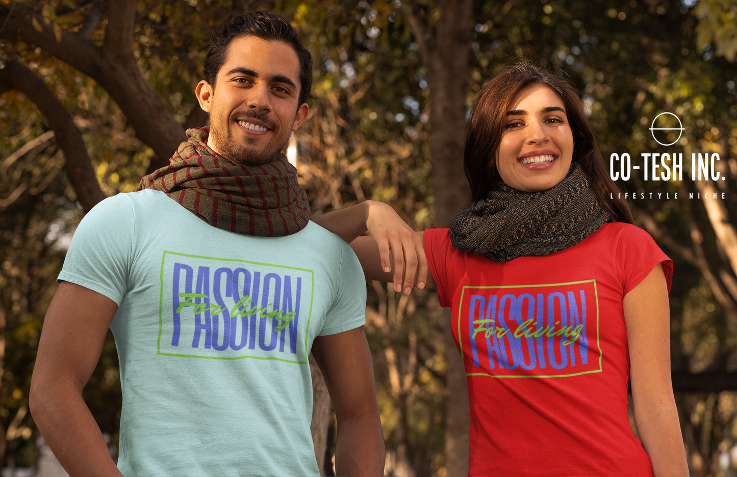 Passion for Living Short-Sleeve Unisex T-Shirt Cotesh
