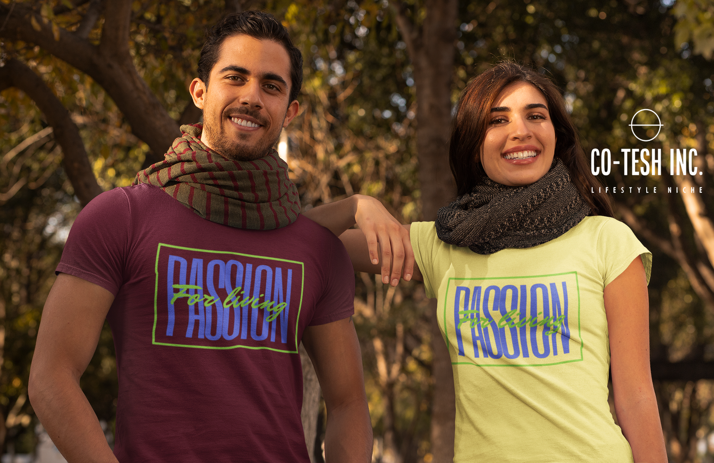 Passion for Living Short-Sleeve Unisex T-Shirt Cotesh