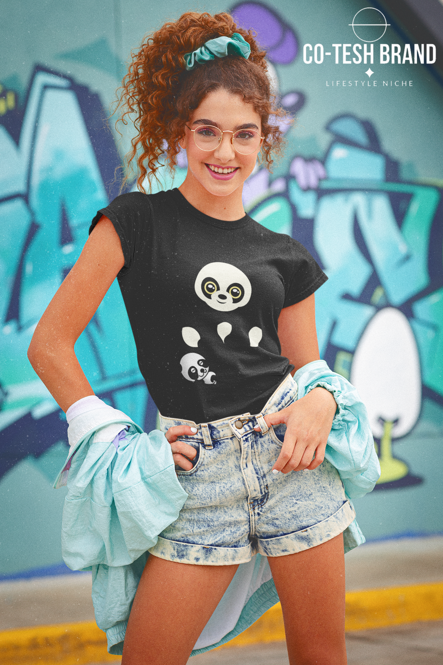 Panda Short-Sleeve Unisex T-Shirt
