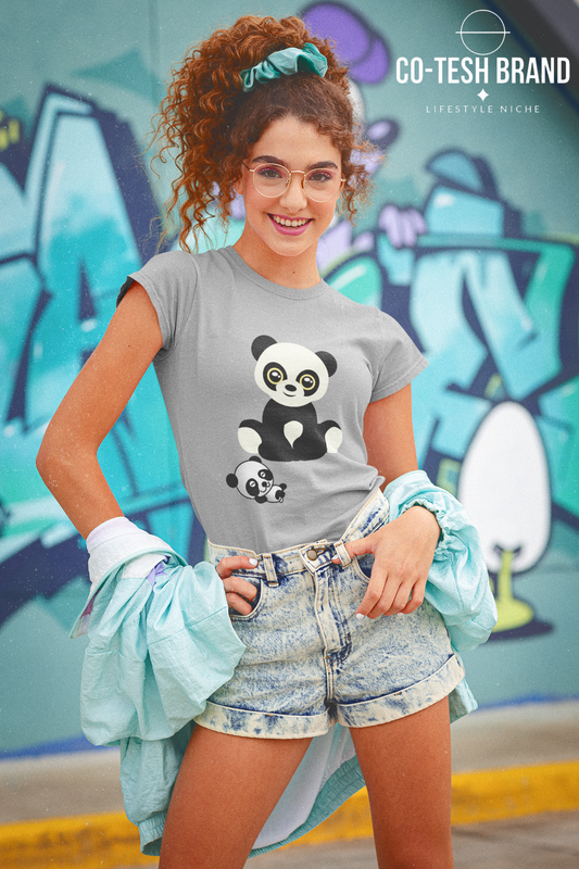 Panda Short-Sleeve Unisex T-Shirt
