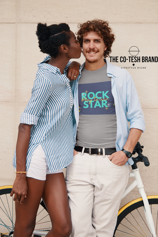 Rock Star-Short-Sleeve Unisex T-Shirt-by Co-Tesh