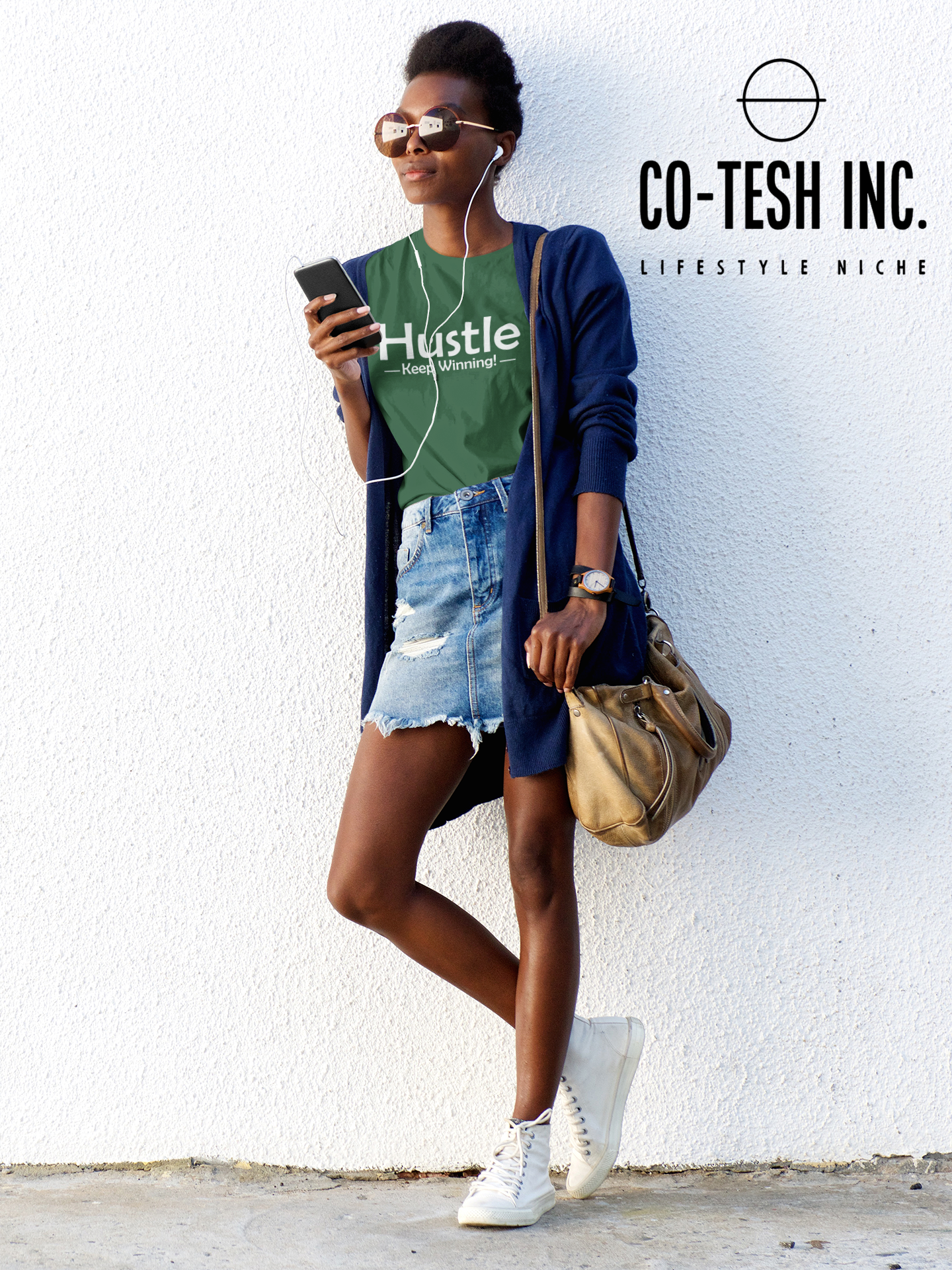 Hustle Keep Wining Short-Sleeve Unisex T-Shirt  | Expression Tees | Cotesh