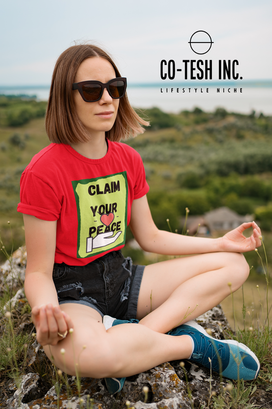 Claim Your Peace Short-Sleeve Unisex T-Shirt Cotesh