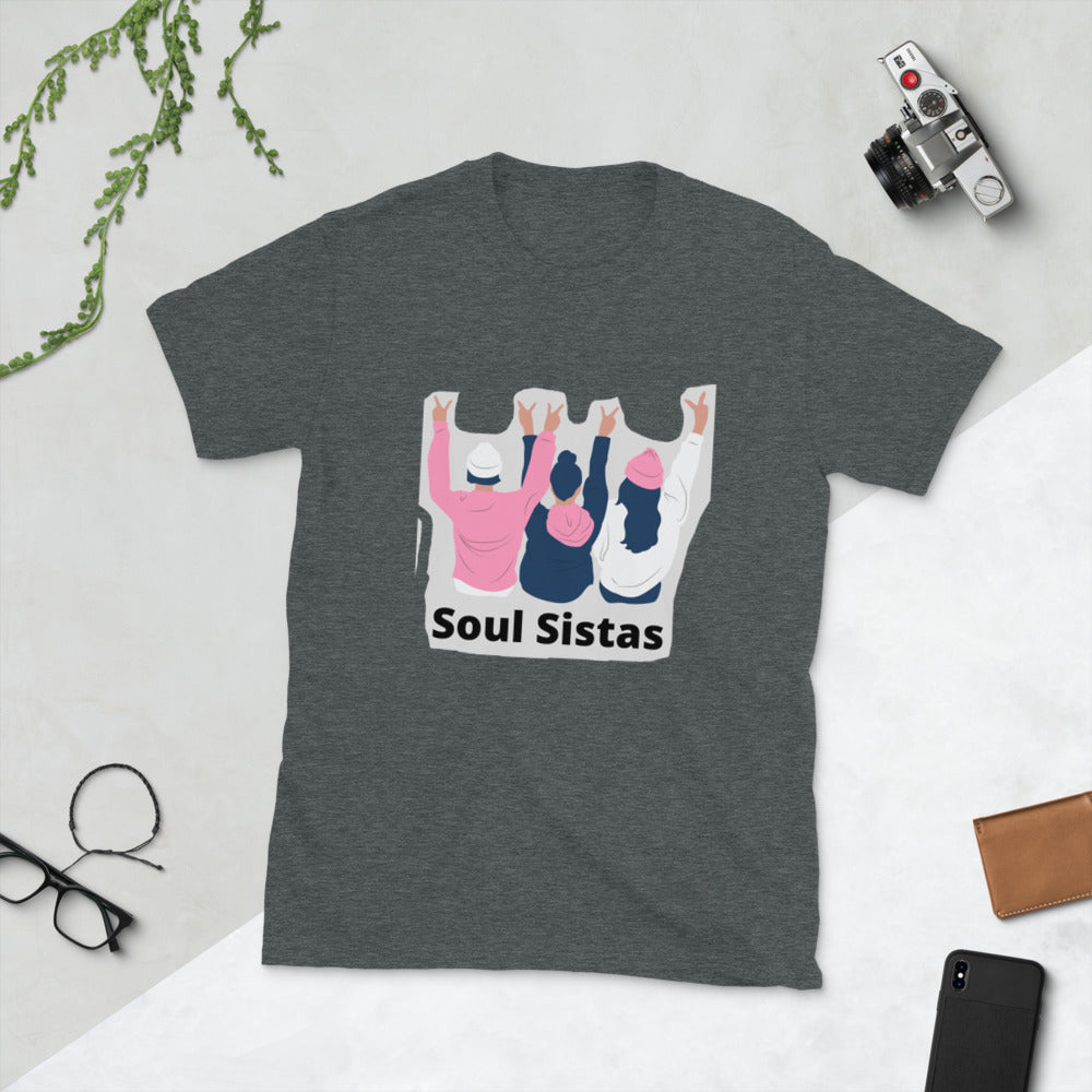 Soul Sistas-Short-Sleeve Unisex T-Shirt by Co-Tesh
